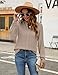 Blooming Jelly Women's Dressy Casual Tops Business Outfits Blouses Fall Long Sleeve Dress Shirtrs 2025 (Large,Khaki)