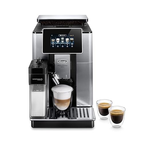 De'Longhi Primadonna Soul, Fully Automatic Bean to Cup, Espresso an Cappuccino Coffee Maker, ECAM610.75.mb, 2.2 liters, Black and Silver