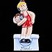 Wrestler Boy Blonde Personalized Christmas Tree Ornament