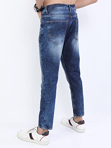 Image of KETCH Men's Tapered Fit Mid Rise Jeans (Stretchable)