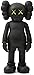 8IN/20CM Ka-Ws Action Figure - Premium Action Figure and Model Artwork for Hypebeast and Kawed Room Décor - Perfect for Gifts and Holidays Including Christmas, Birthday! (Black)