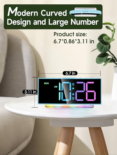 Loud Alarm Clock with RGB Nightlight image product image