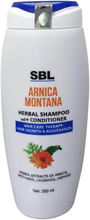 world class homoeopathy Arnica Montana Herbal Shampoo With Conditioner 200Ml | Pack Of 2 |