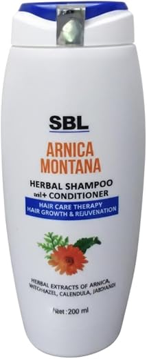 SBL world class homoeopathy Arnica Montana Herbal Shampoo With Conditioner 200Ml | Pack Of 2 |
