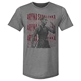 500 LEVEL Aryna Sabalenka Psychedelic Name Men's Premium T-Shirt (Tri Gray, Medium)