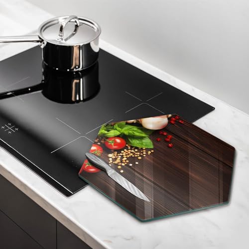Planche à découper induction 40cm Wallfluent, accessoire de cuisine premium - 3