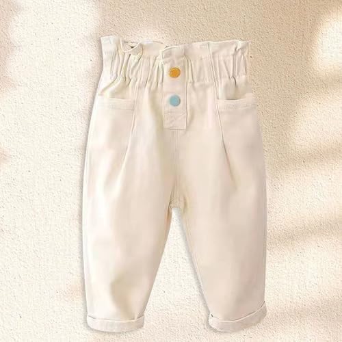 Boys Cargo Pants Casual Trendy Elastic Waist Solid Color Trouser Soft Lounge Pull On School Pants for Boys 1-8 Years2