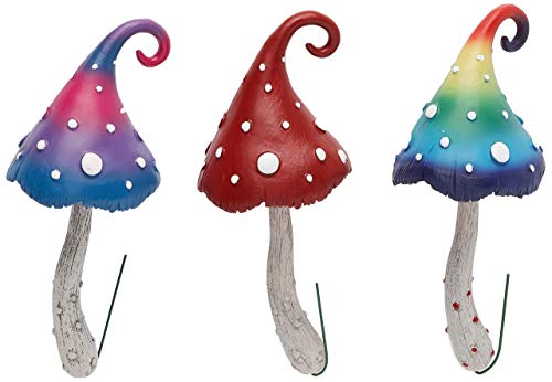 GlitZGlam Magischer Miniaturgarten Pilzsammlung (3-er Packung) - 3 wunderschöne Miniaturpilze für den Feengarten. EIN Zwergen- und Feengartenzubehör Cover