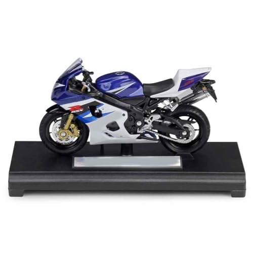 Moto Suzuki GSX-R750 miniature 1:18 en métal moulé sous pression pour collectionneur