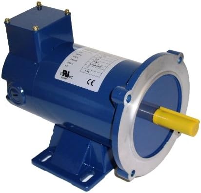 DC Motor, 1/3HP, 1800RPM, 90VDC, 48C, TENV, with Foot