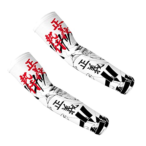 Arm Sleeve Gaming,Anime um die Eisscrcreen-Hülse-Männer-Seidenhülse, die UV-Motorsport-Basketballarm umgibt-XT-84_Code