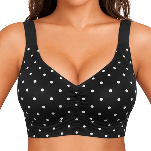 VRCOMFY Jelly Bra Push Up Wireless Bras for Women Full Support view 3