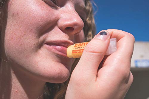 Zambeezi Fair Trade, Organic Beeswax Lip Balm - Variety 4 Pack (Lemongrass, Tangerine, Suncare And Honeybalm) - Ethically Sourced #TOP5