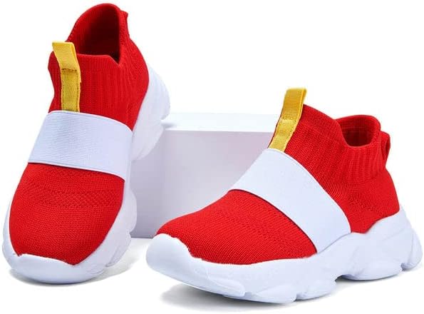 Shoes for Boys Girls Kids Children Red Running Walking Sneakers Tennis Shoes Birthday Party Gift - Image 8