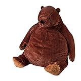Exploración sensorial: el diseño distintivo de este oso marrón ofrece a los niños diferentes experiencias visuales y táctiles, alentando la exploración sensorial. Ya sea la suavidad del pelaje o los contornos del juguete, los niños se involucrarán y estimularán sus sentidos mientras juegan con este oso encantador.