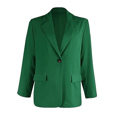 Casaco para Senhoras Outono Inverno Manga Comprida Trabalho Blazer Cardigan Simples Blazer Roupa Fem