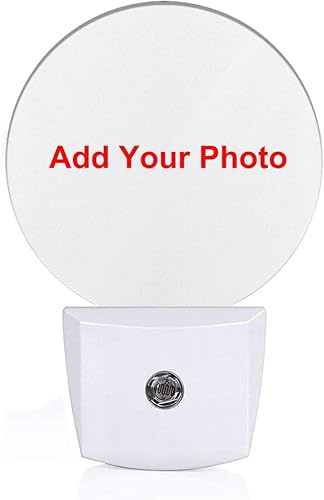 Luz nocturna personalizada con sensor de anochecer a amanecer, luces nocturnas de encendido y apagado automático, enchufe a la pared, luz tenue de