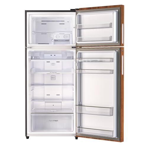Image of Godrej 472 L 2 Star With AI Tech, 6-In-1 Convertible Freezer, 95%+ Food Surface Disinfection Inverter Frost Free Double Door Regalis Refrigerator (RF EON 474B RCI RS WD, Rose Wood)