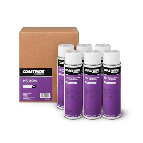 STAPLES COASTWIDE 115 Disinfectant & Deodorizer 17 Oz. 6/Carton