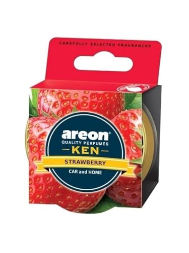 Image of AREON Ken Strawberry Wax Car Air Freshener(30G)