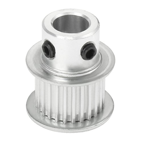 sourcing map Synchrone Rad 25 Zähne 8 mm Bohrung Aluminium Zahnriemenscheibe 11 mm breite Riemen DE de