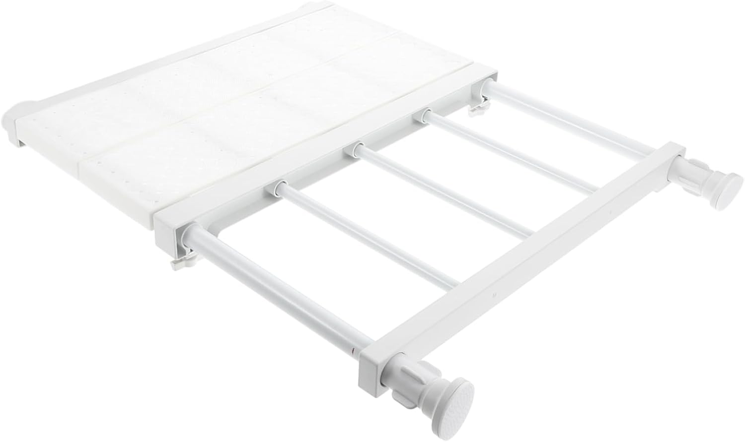 Adjustable Tension Shelf for Closet Expandable Wardrobe Divider Rack Multi-Functional Storage Organizer for Cabinets Easy Installation Versatile Use