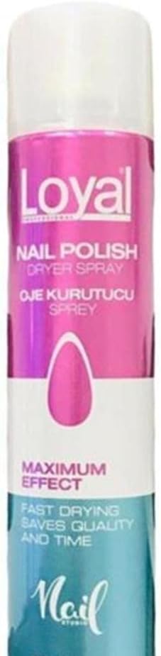 Loyal Oje Kurutucu Sprey Maximum Effect 300 Ml – Hızlı Kuruma Etkili Profesyonel Manikür Spreyi