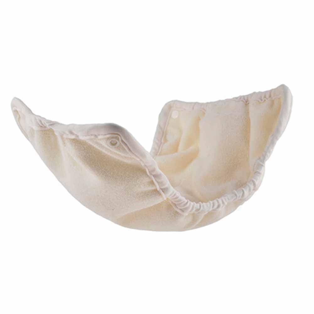 Mother-ease Wizard Duo Insert, Reusable Nappy Insert, Absorbent, White (Natural Cotton Terry, One Size)