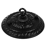 Crochets de plafond rétro : cette base de lampe de plafond s'adapte à différents styles de luminaires, vous offrant praticité et style vintage