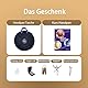 ASTEMAN D-Moll Handpan, 22 Zoll, mit 9 Noten, inklusive Rucksack, Kurs, Fingerpicks, Ständer, Reinigungstuch und zwei Schlägel.(Light Gold, 432)
