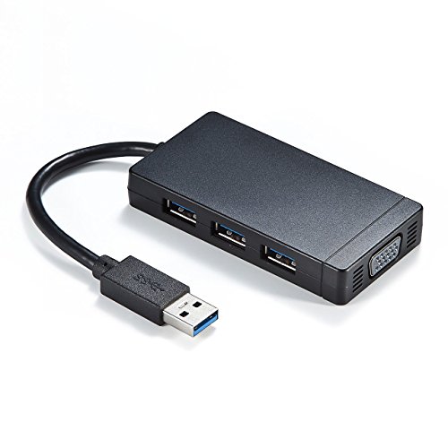 たくと【10個セット・未開封】サンワサプライ USB-VGA変換アダプタ Amazon.co.jp: サンワダイレクト USB3.0 VGA 変換アダプタ USB3.0ハブ