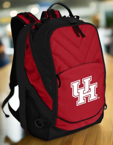 Image of Broad Bay University of Houston Backpack | Official UH Cougars Logo, Padded Laptop Computer Section, Premium 600D Nylon Fabric