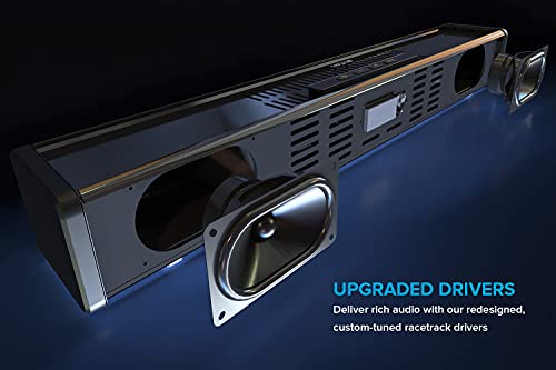 Image of Creative Stage 360 2.1 240W Soundbar with Dolby Atmos and Subwoofer for TV /Computers /Ultrawide Monitors, Surround Sound with HDMI ARC /2.0, Bluetooth, Optical Input, and IR Remote