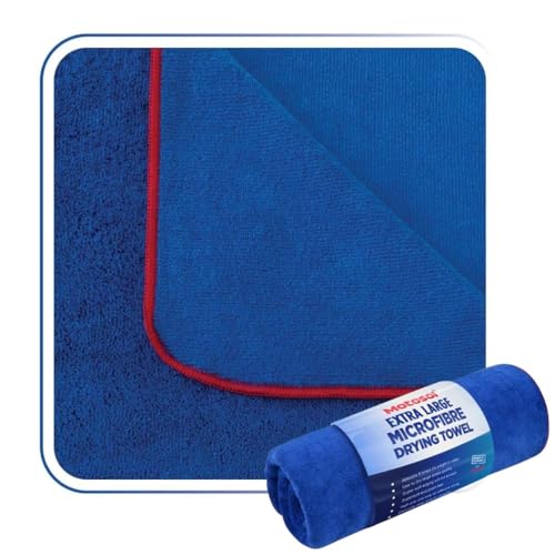 Image of Microfiber Drying Towel (Pack of 1) | Car Detailing Cloth for Cars, SUVs | 60x90 cm Extra Large | 440 GSM Ultra Thick & Absorbent | Twist Loop Hybrid Weave | Scratch Lint & Streak-Free