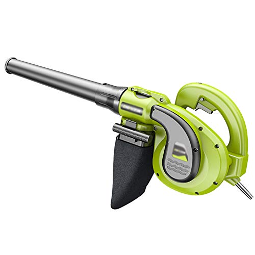 220V Electric Leaf Blower Vacuum, Quality Electric Air Blower, Garden Vacuum & Mulcher, With Dust Collector, Green