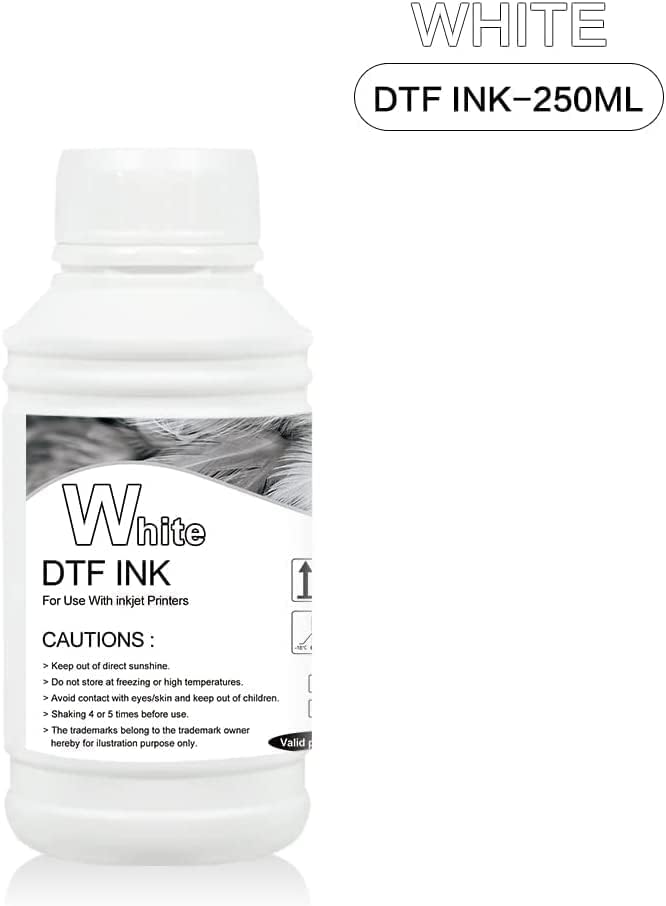 Image of MZK DTF Ink Premium DTF Transfer Ink for PET Film, Refill for DTF Printers Ink, Heat Transfer Printing Direct to Film (5x1000ml CMYKW)