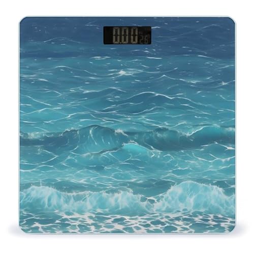 Báscula digital de baño con capacidad 400 lb pantalla LCD