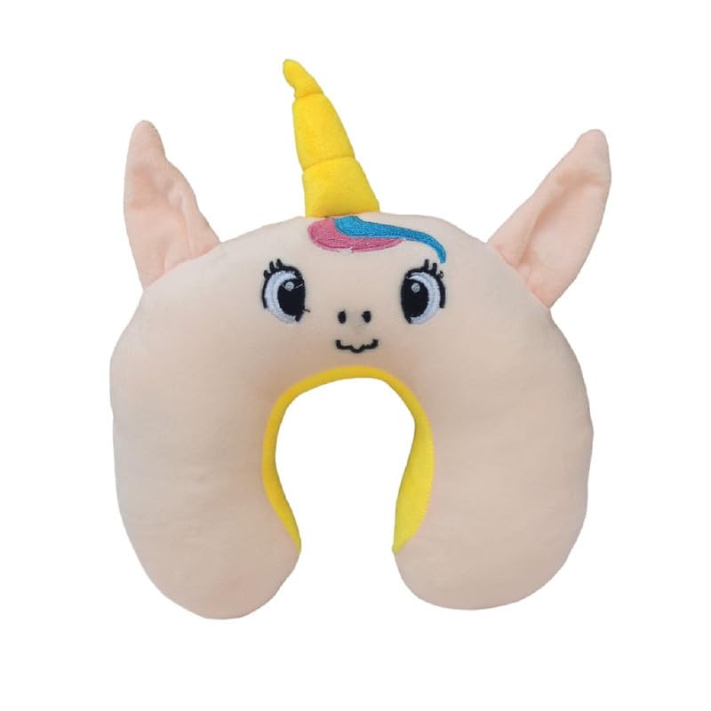 THE MODERN TREND Premium Baby Neck Support Pillow, Assorted Soft Travel Pillow for Babies & Toddlers, Comfortable Neck Cushion, Unicorn-image-9