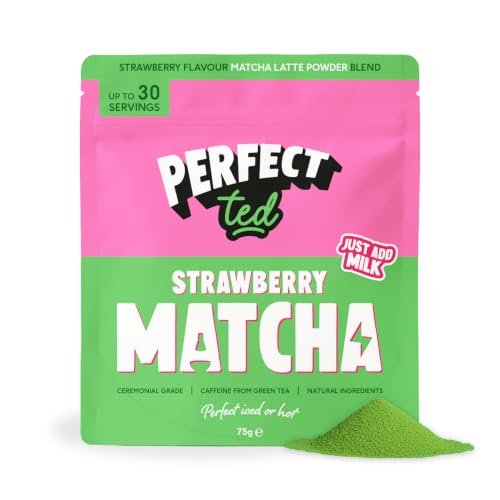 PerfectTed Strawberry Matcha Powder | Ceremonial Grade | 75g