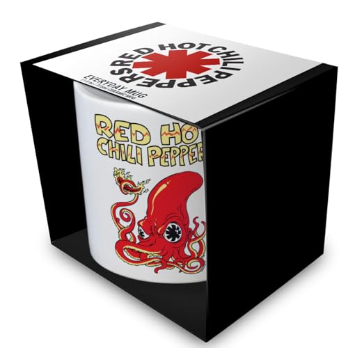 Pyramid International Tasse à café en céramique Red Hot Chili Peppers (calamar) - 315 ml - Taille unique