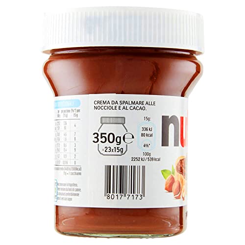 Image of Nutella Chocolate Hazelnut Spread - 2 Pack, 2 x 350 g