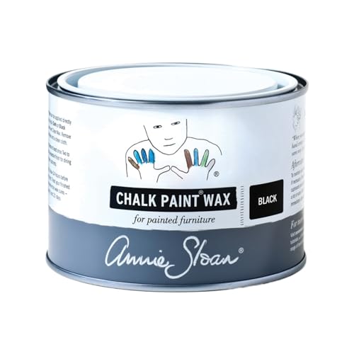 Annie Sloan Chalk Paint Wax (500 mL Black) - Protective Furniture Wax for Paintwork | Seals Softens & Enhances Hand-Painted Finishes