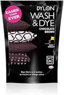 Dylon Wash & Dye Fabric Dye for Clothes & Soft Furnishings - Intense Black / Velvet Black