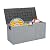 Shyneer Deck Box, 75Gallon Large Resin Deck Box,Waterproof Outdoor Storage, Indoor Outdoor Organization for Patio Furniture, Garden Tools,Grey