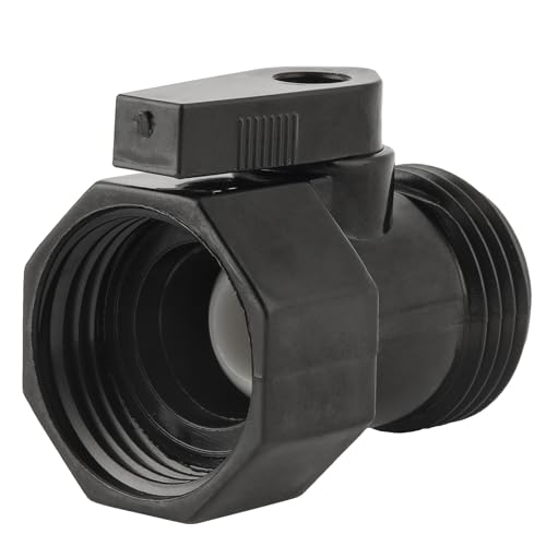 Garden Hose Shut Off Valve- 6 Pack 3/4\'\' Plastic Garden Hose Connector,Water Hose Shut Off Valve for Water Pipe Water Gun Valve Control