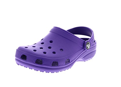 Crocs Kids' Classic Clogs (Retired Colors), Ultraviolet, 1 Little Kid