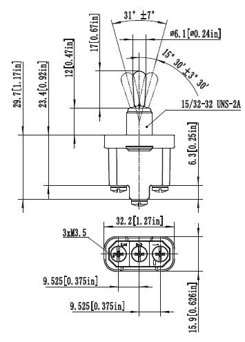 RADWELL Verified Substitute 1NT1-2-SUB 2 Position, Screw TERMINALS