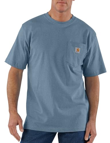 Carhartt Mens Loose Fit Heavyweight Short-Sleeve Pocket T-Shirt (Also Available in Big & Tall)