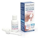 NASONEB Saline Nasal Spray for Dry Nose & Sinus Congestion Relief – Steroid-Free Moisturizing Nasal Spray, Non-Habit Forming Saline Solution, Soothes Irritated Nasal Passages, 1 fl oz (30mL)