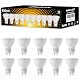 Gu10 LED Lampe Warmweiß 3000K, 6W, 600Lm, 10er Pack, nicht dimmbar